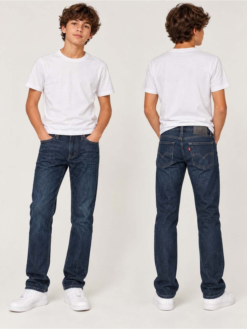 Levi’s 511 Slim Jeans 27x27 14 Reg Dark Wash Blue Denim